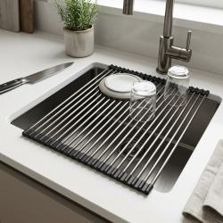 Pure.Sink Comfort Alfombrilla enrollable para fregadero Gun Metal RM-GunMetal